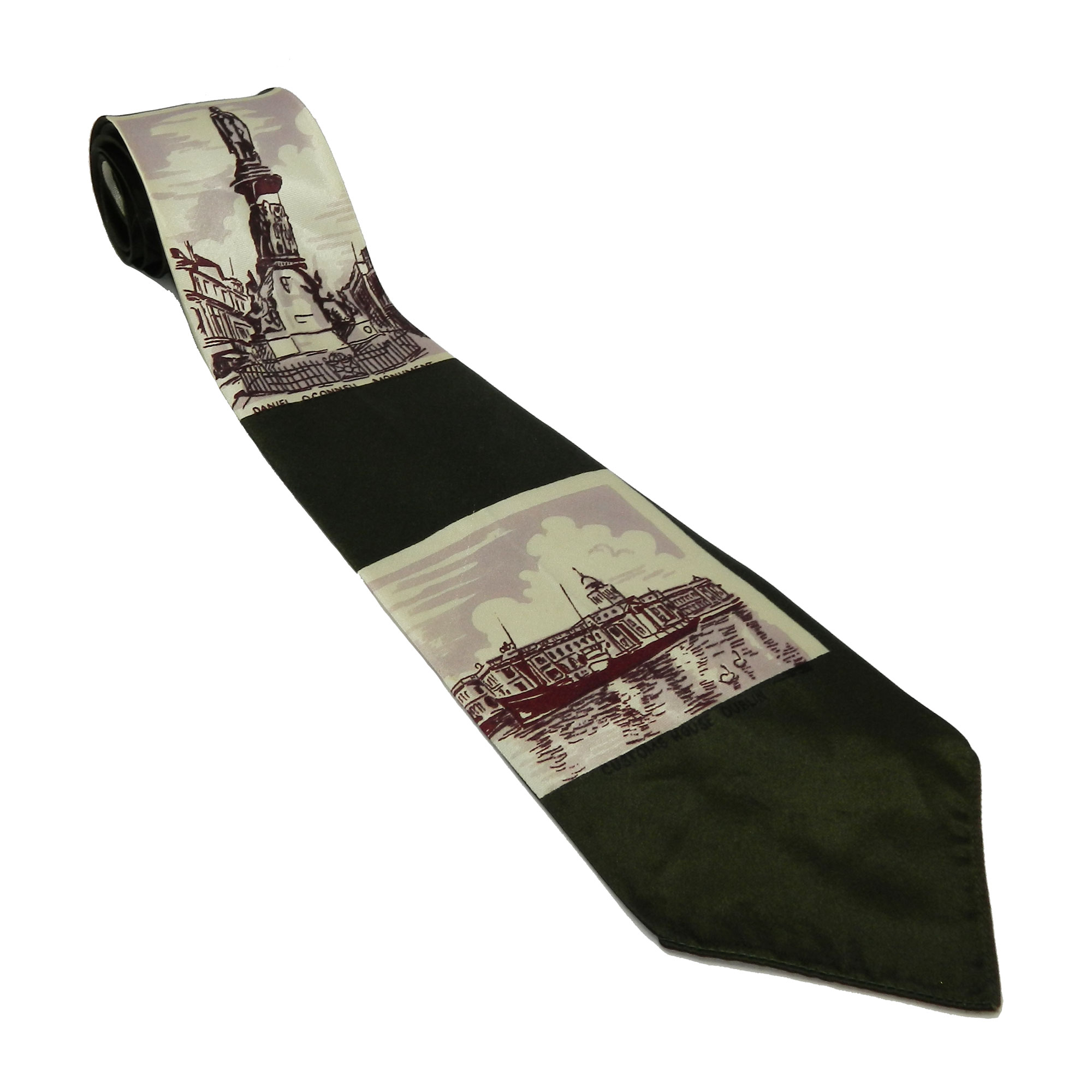 1940s Irish souvenir tie