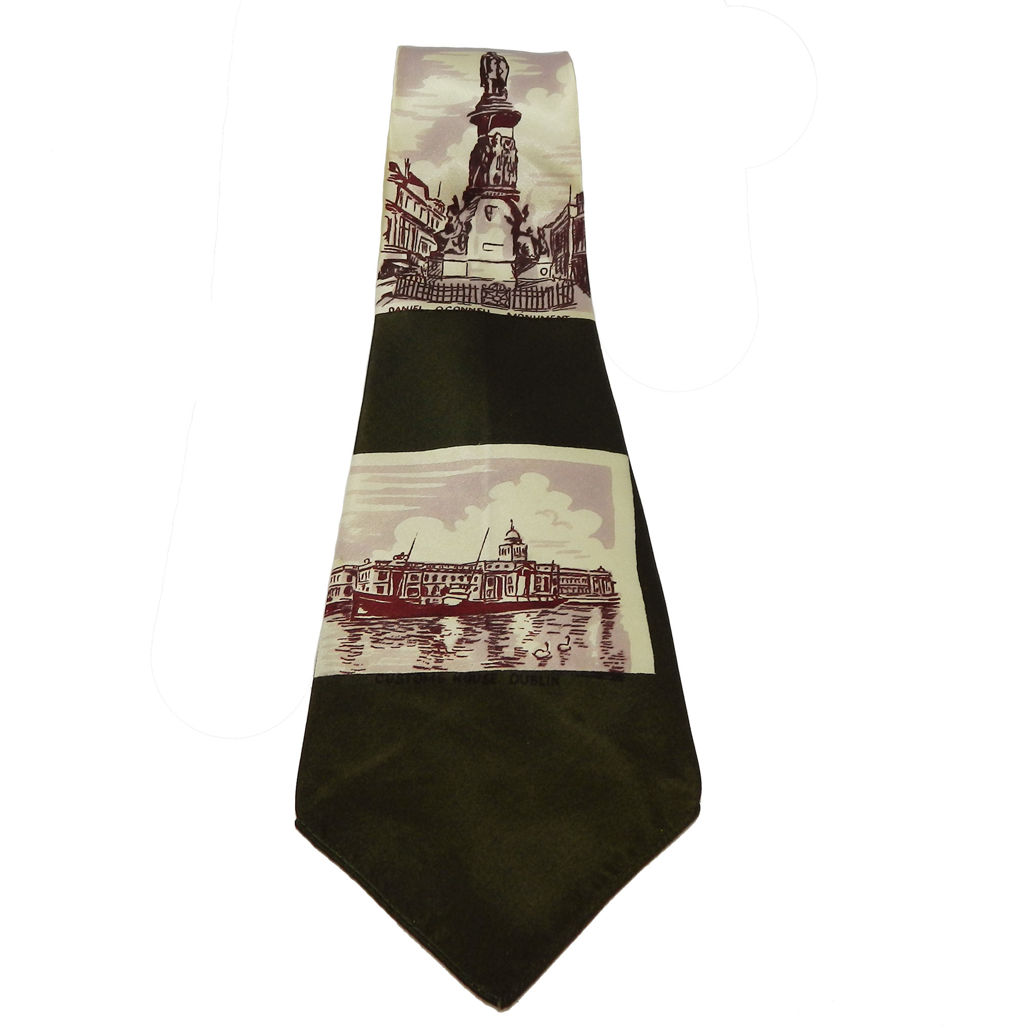 1940s Irish souvenir tie