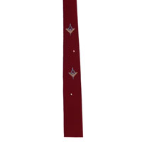 1950s square cut tie