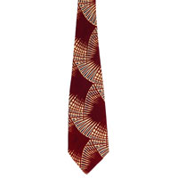1940s red tie