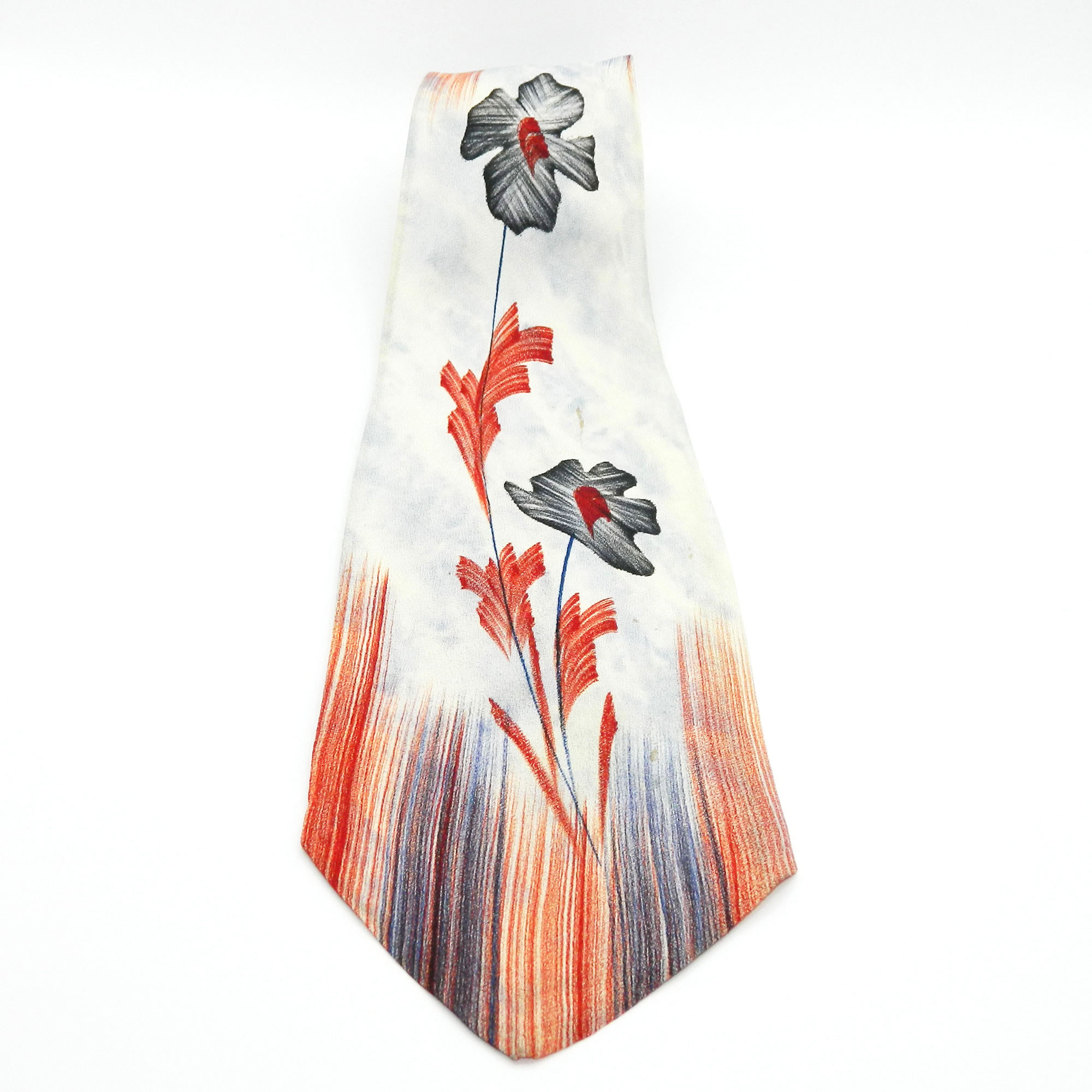 1950s hand painted tie