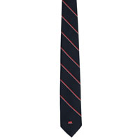 1980s diagonally striped tie