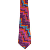 colorful 1960s Mod tie