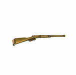 vintage rifle tie clip