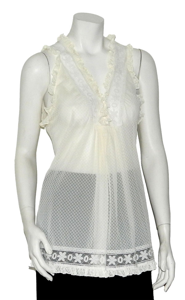1970's sleeveless blouse