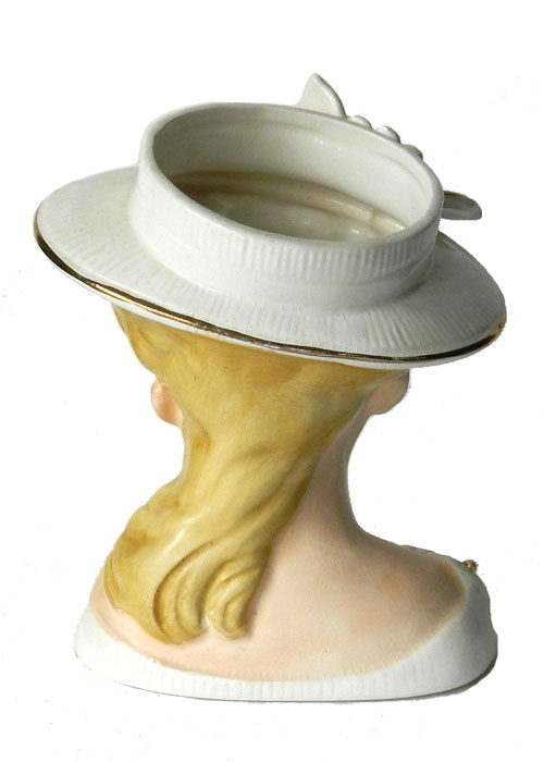 1950's Rubens lady head vase