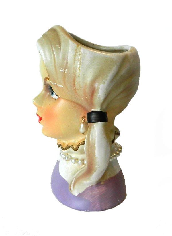 Rubens lady head vase