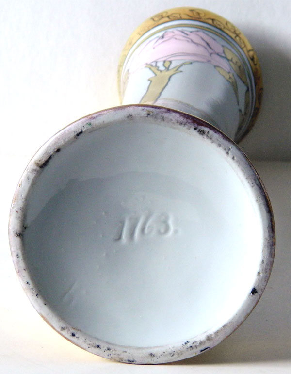 Arts & Crafts Limoges porcelain vase