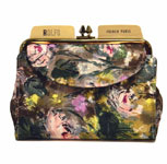 Vintage 1950's Her Rolfs floral wallet and coin purse