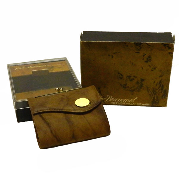 vintage leather wallet