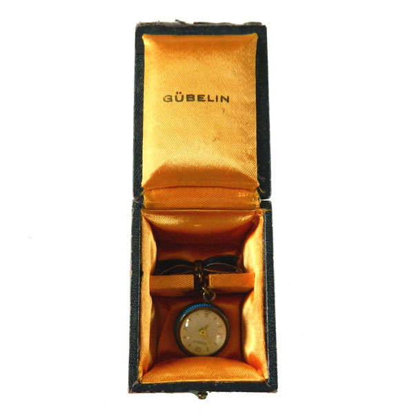 Vintage Gubelin ball watch brooch