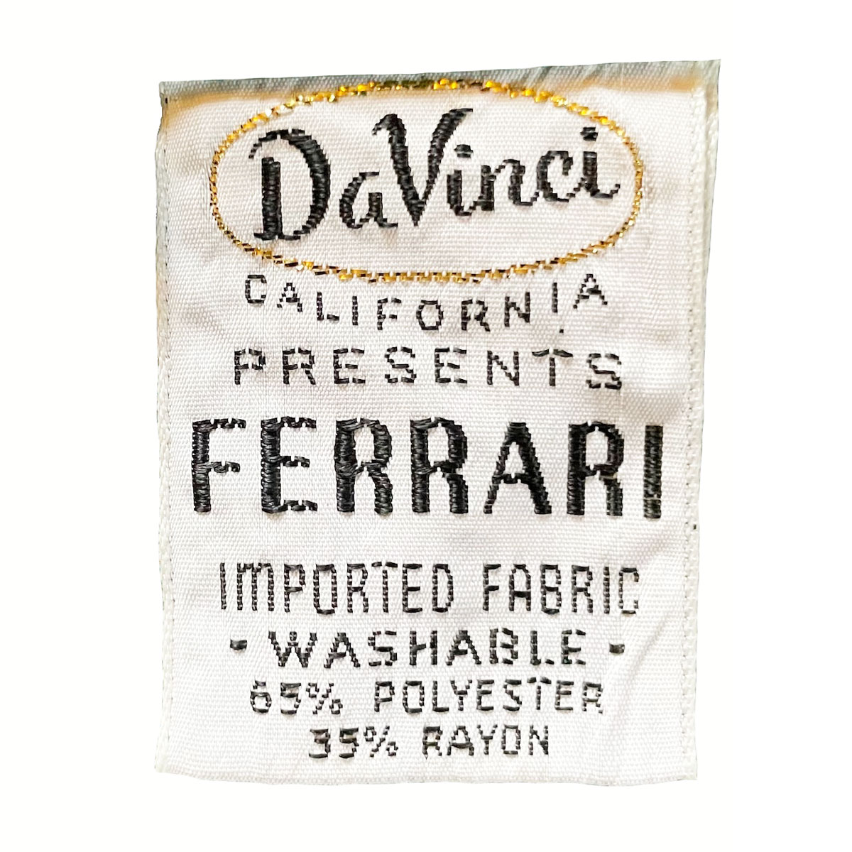 DaVinci shirt label