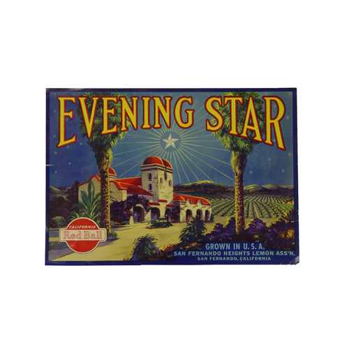 Sunkist crate label