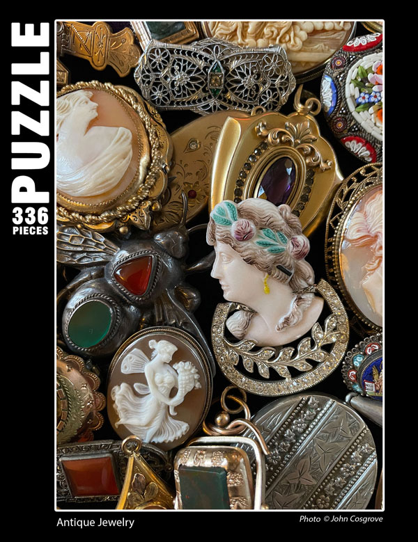 Antique Jewelry Jigsaw Puzzlw