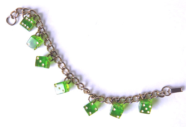bakelite charm bracelet