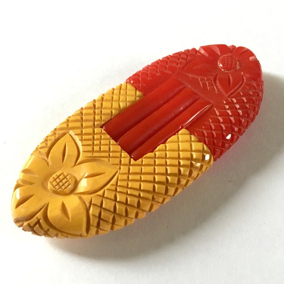 bakelite belt buckle