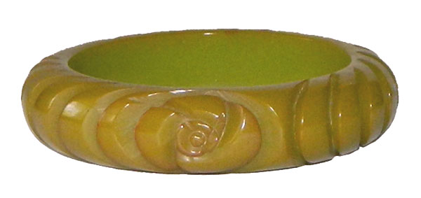 carved bakelite bangle