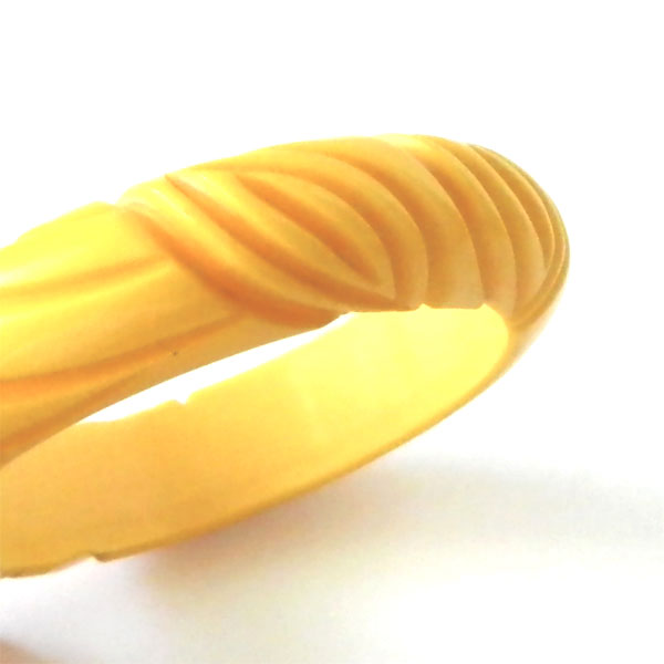 carved bakelite bangle