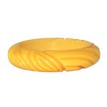 carved bakelite bangle