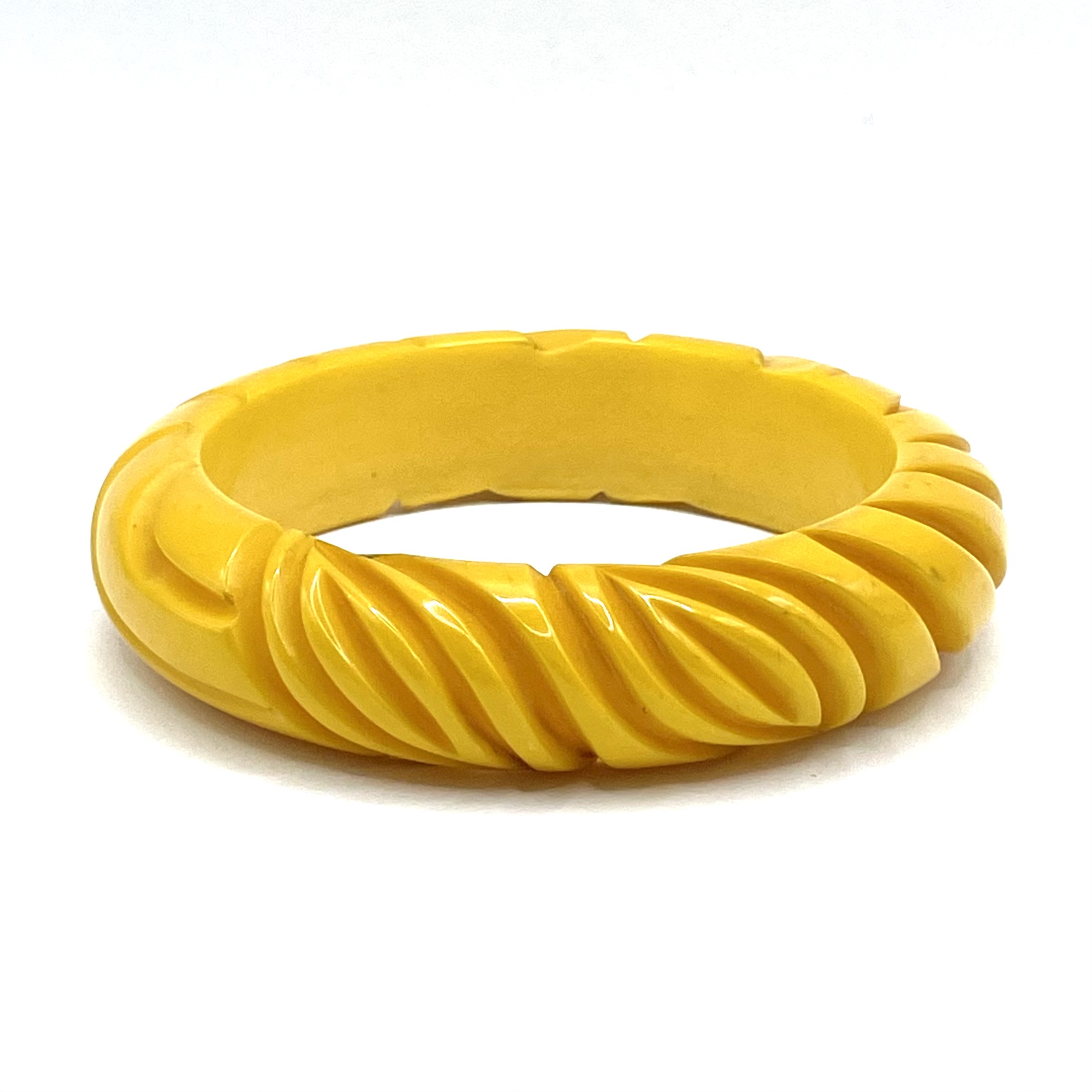 carved bakelite bangle