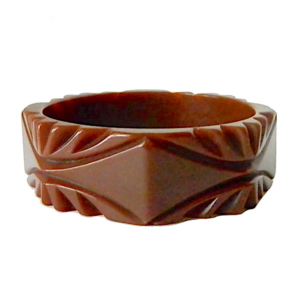 octagonal bakelite bangle bracelet