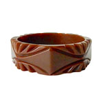 octagonal bakelite bangle bracelet