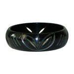 black bakelite bracelet