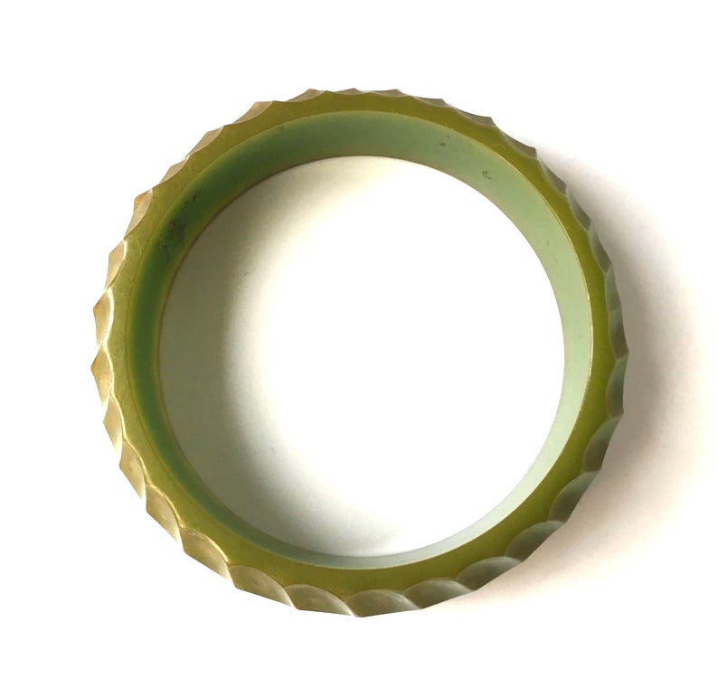 carved bakelite bangle