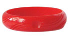 Carved bakelite bangle