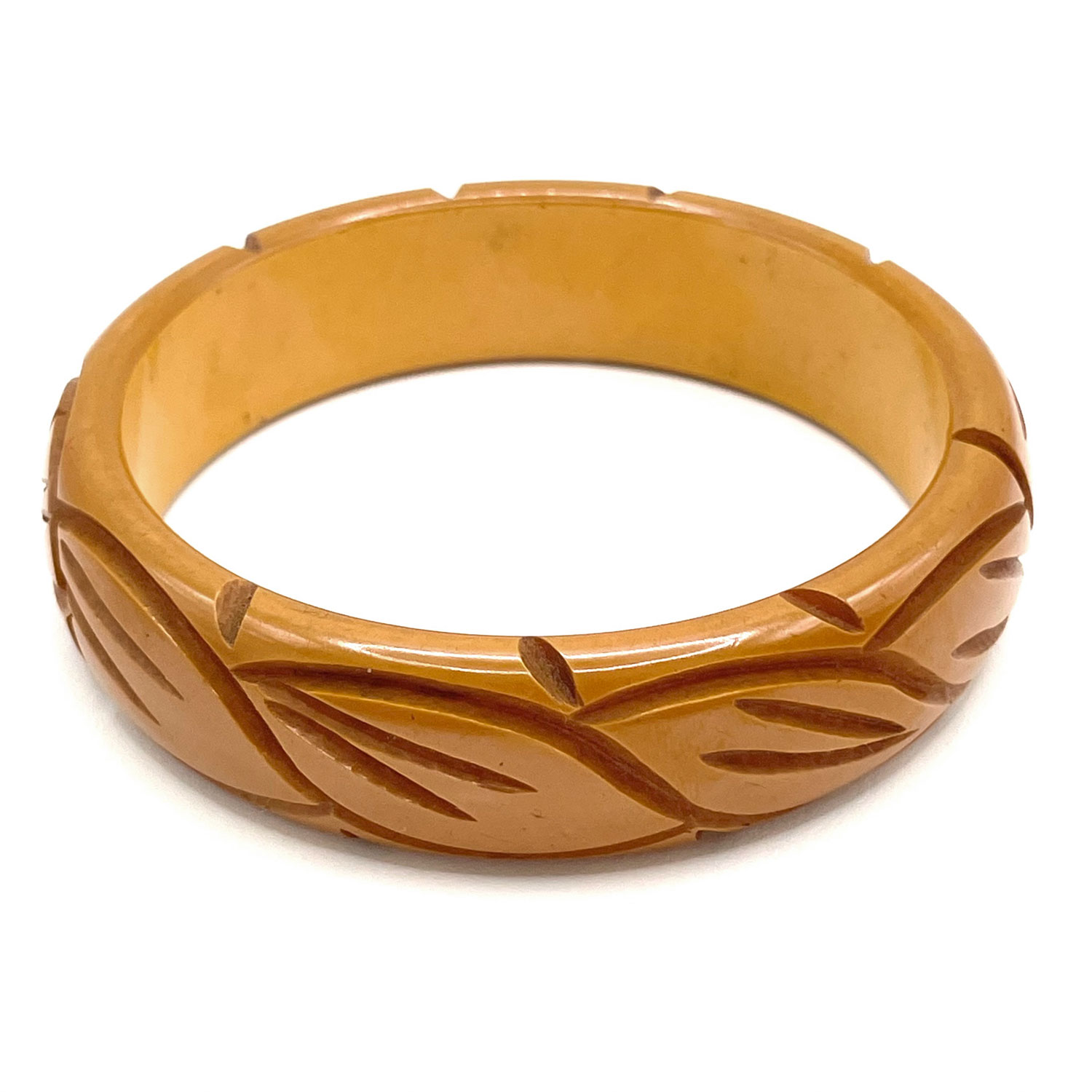 carved bakelite bangle
