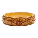 carved bakelite bracelet