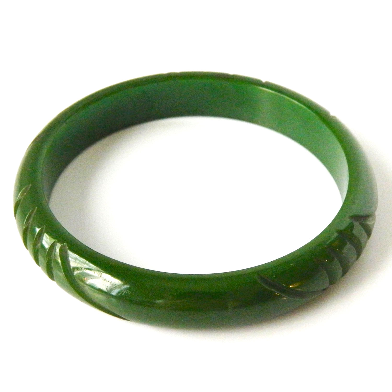 carved bakelite bangle