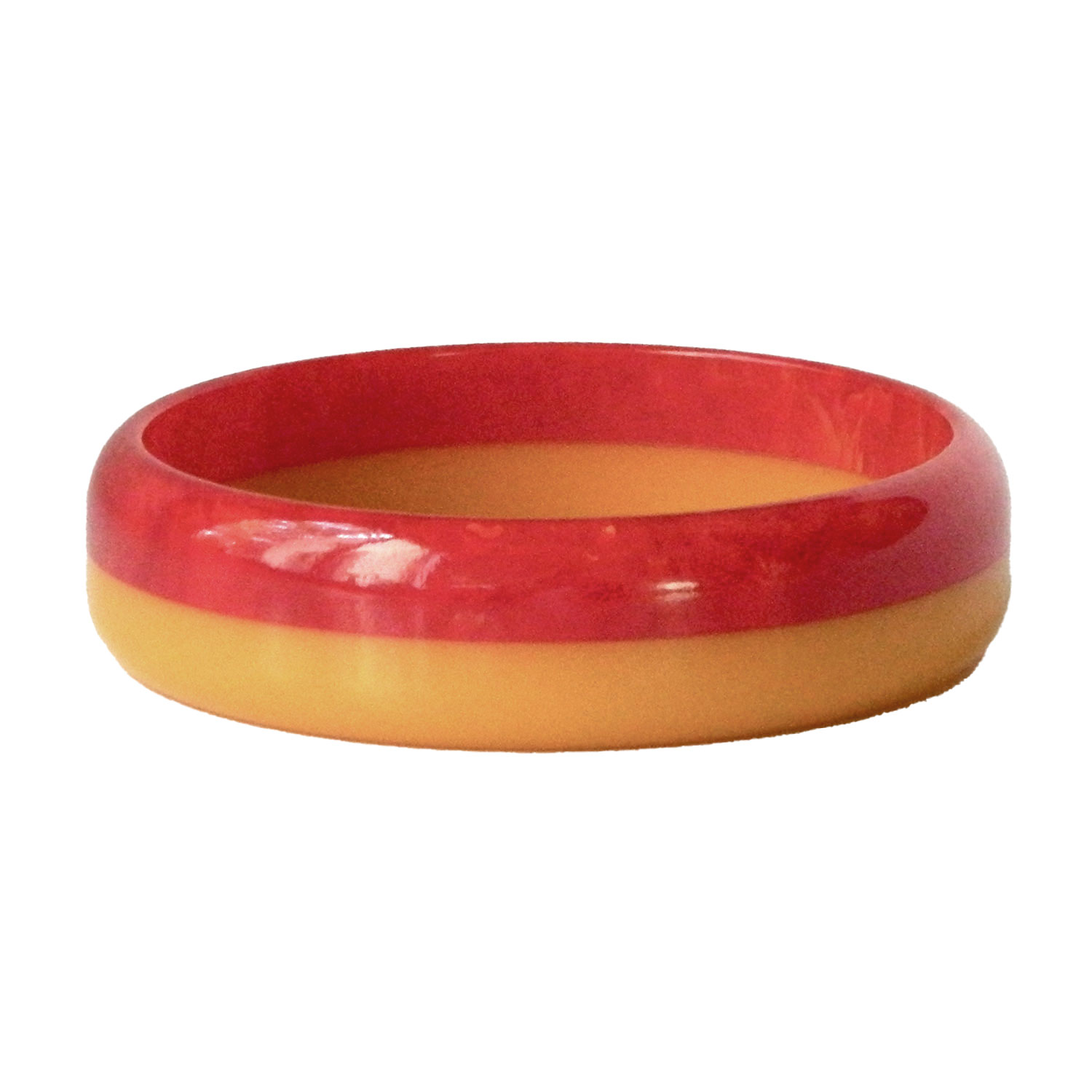 Two tone bakelite bangle