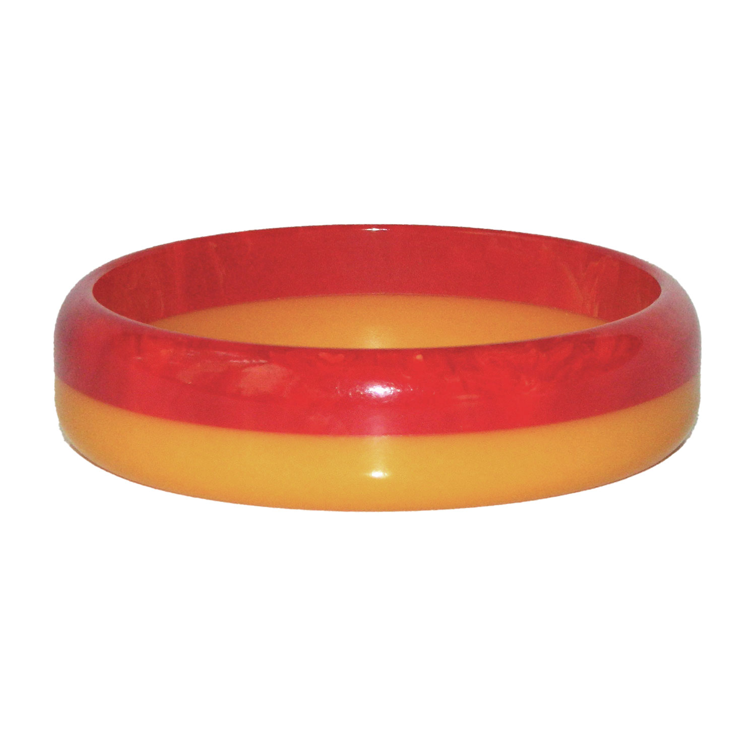 Two tone bakelite bangle