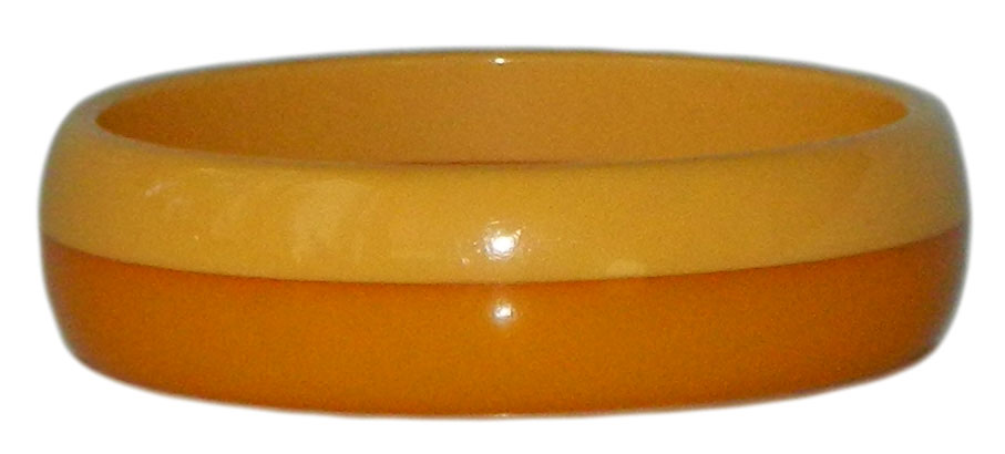 Two tone bakelite bangle