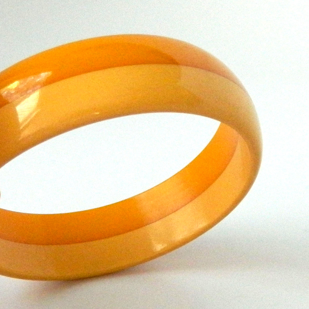 Two tone bakelite bangle
