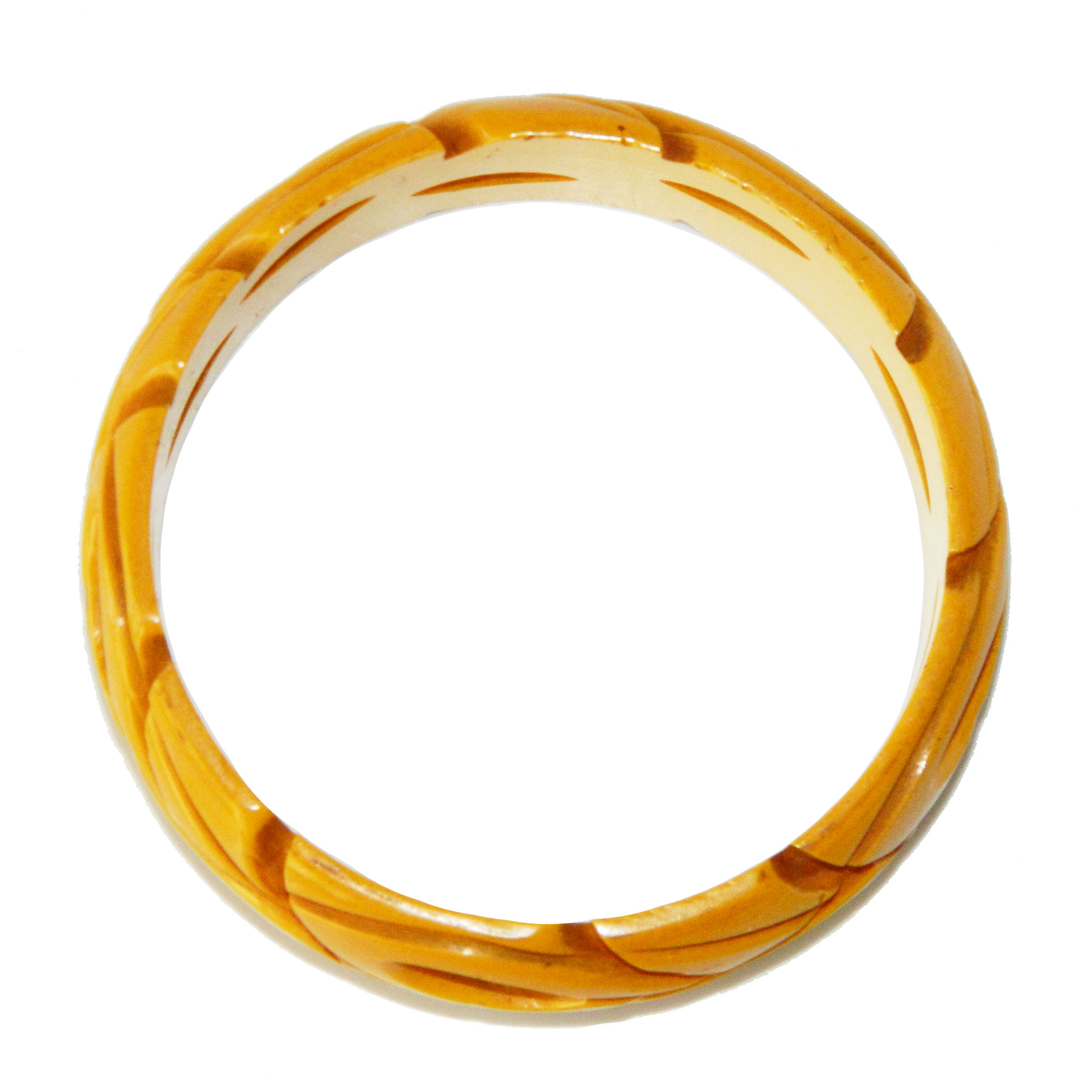 carved bakelite bangle