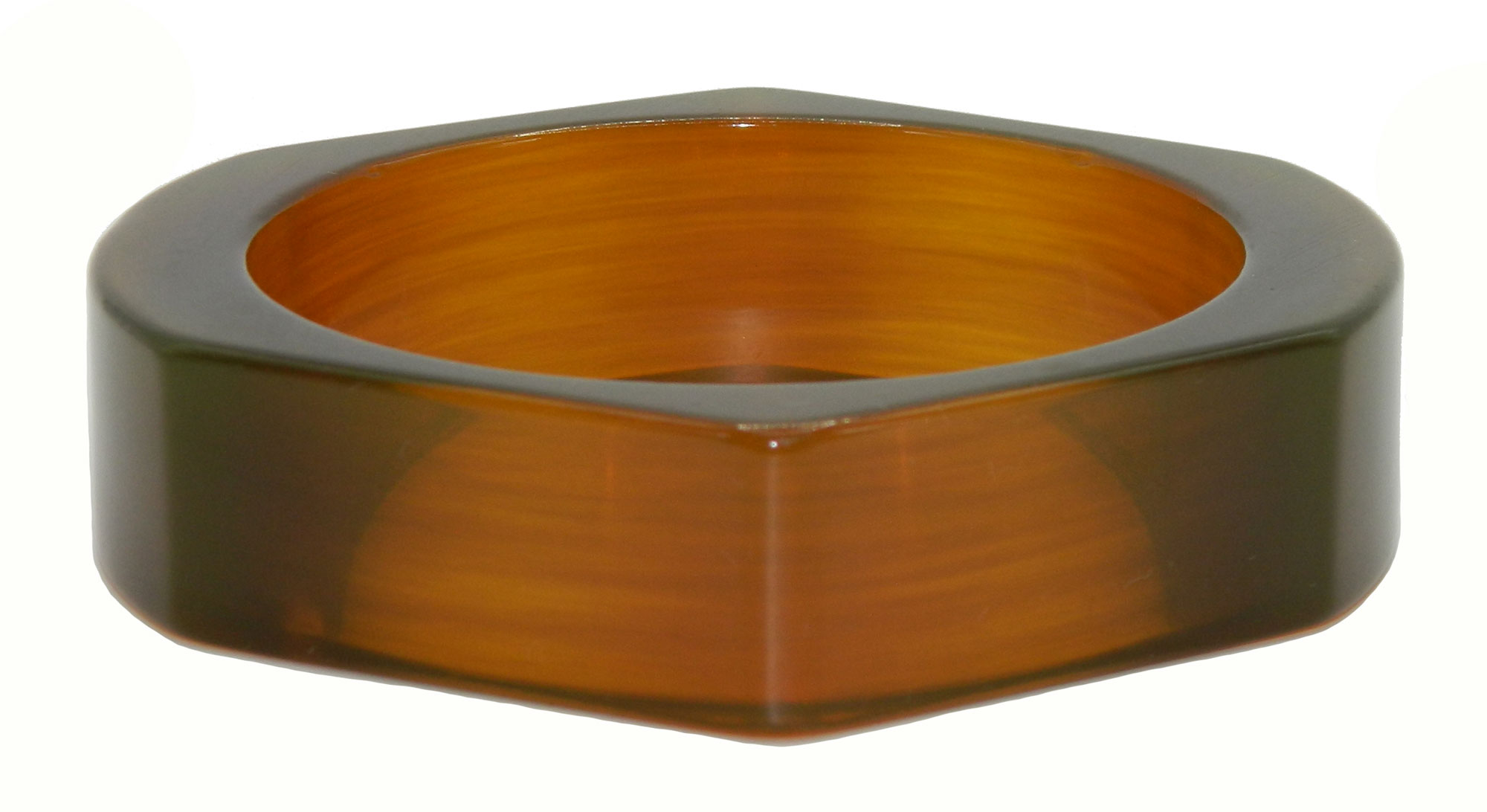 Prystal bakelite bangle