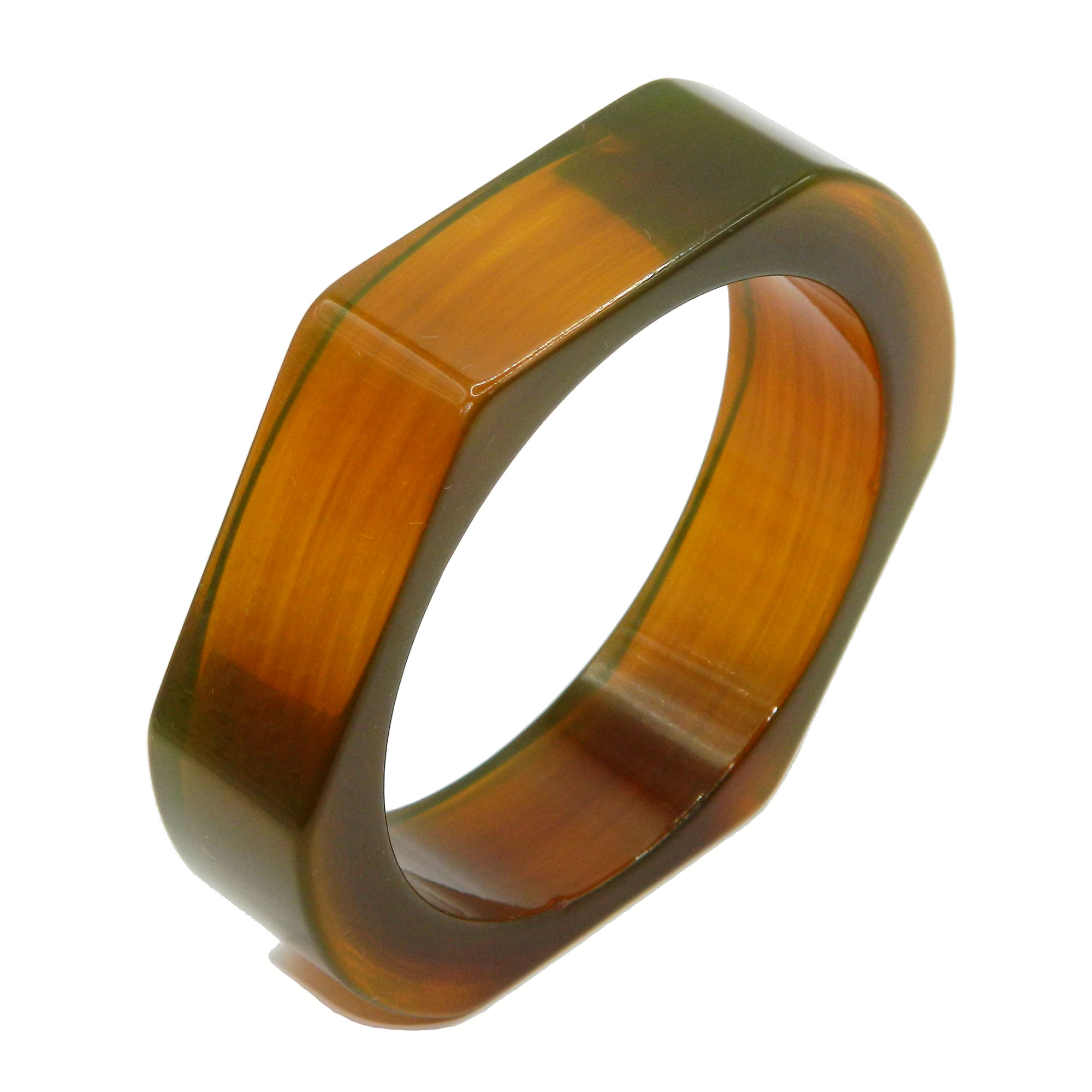 Prystal bakelite bangle