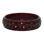 carved bakelite bangle