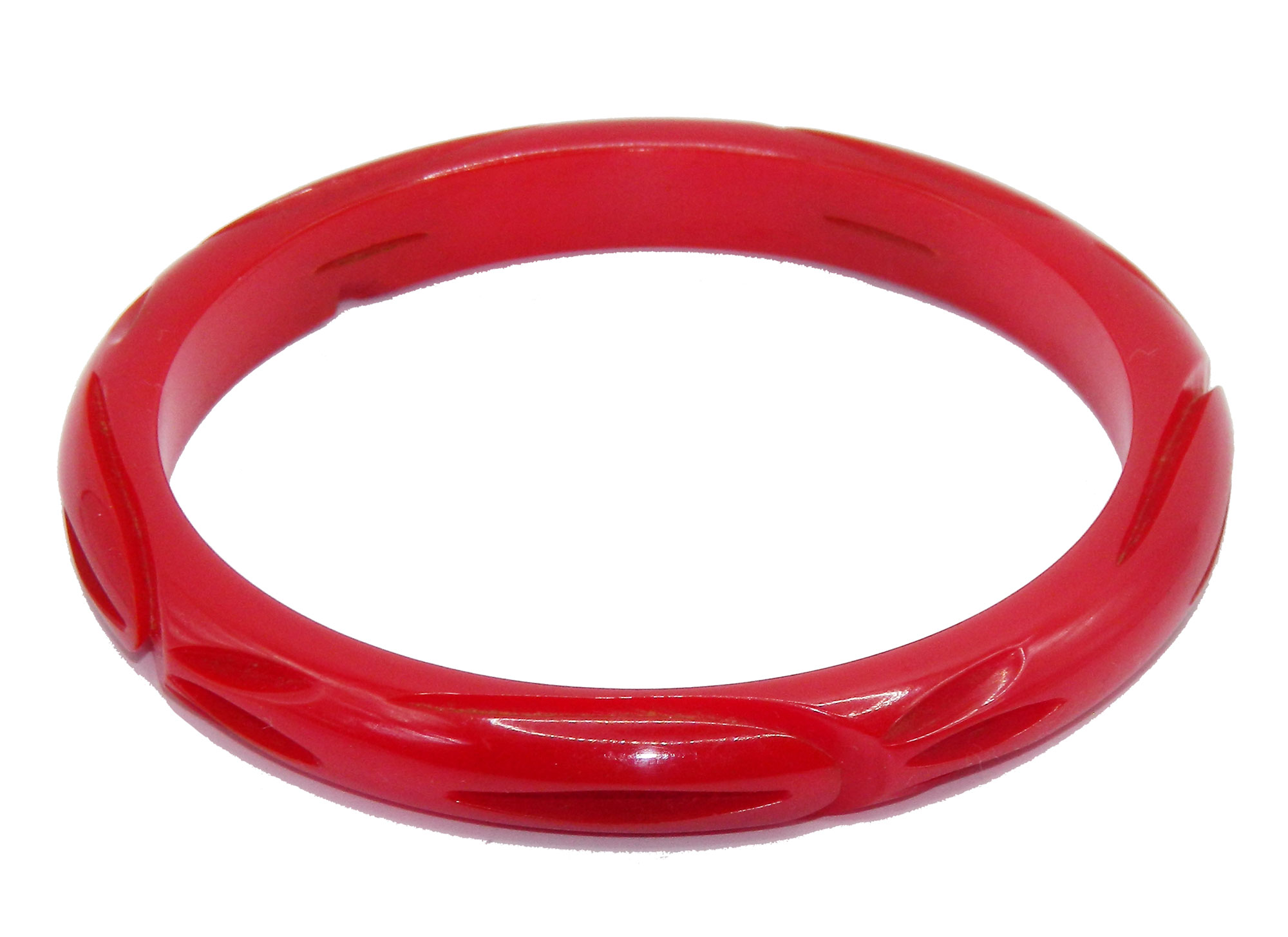 carved bakelite bangle