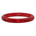 red bakelite bangle