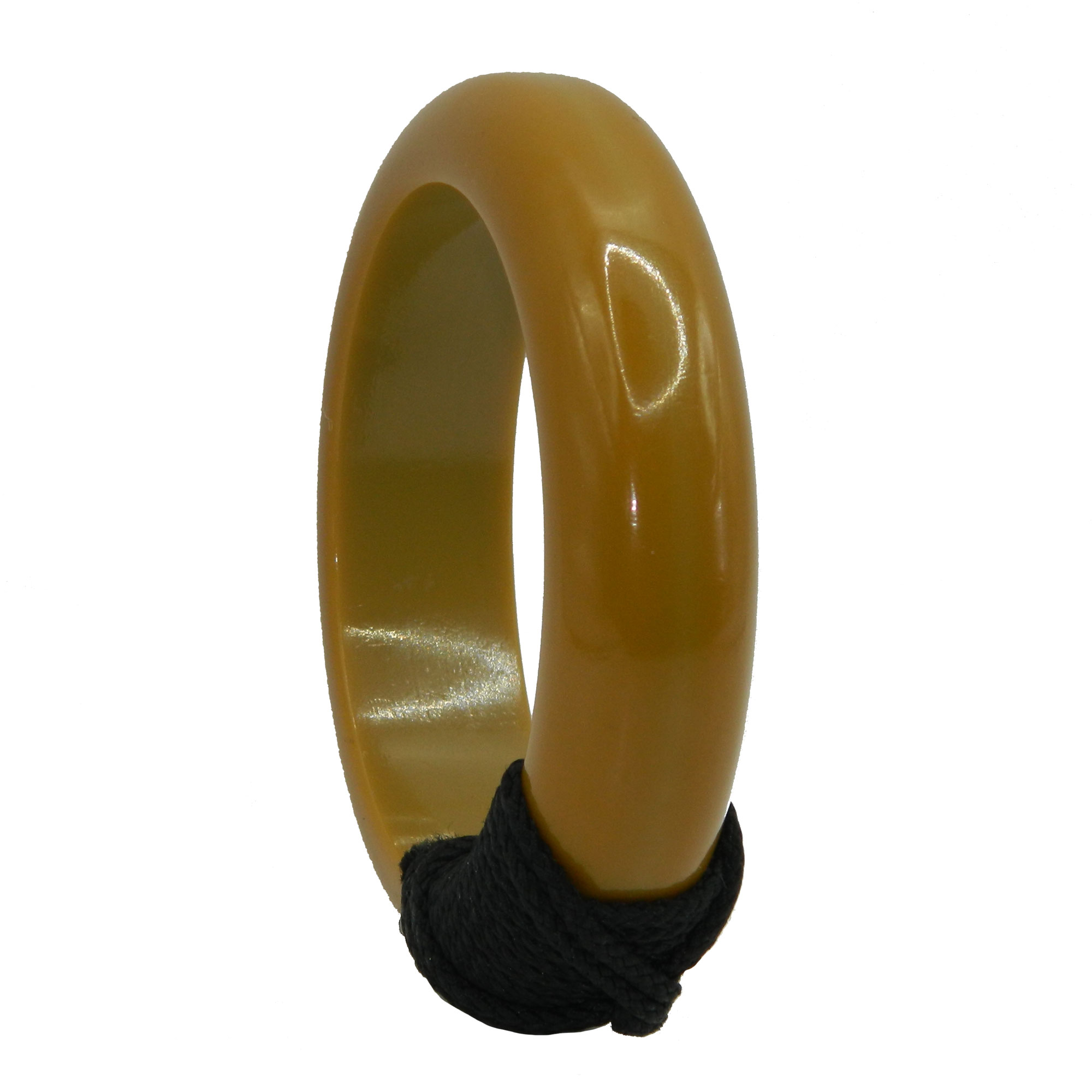 Pea soup bakelite bangle