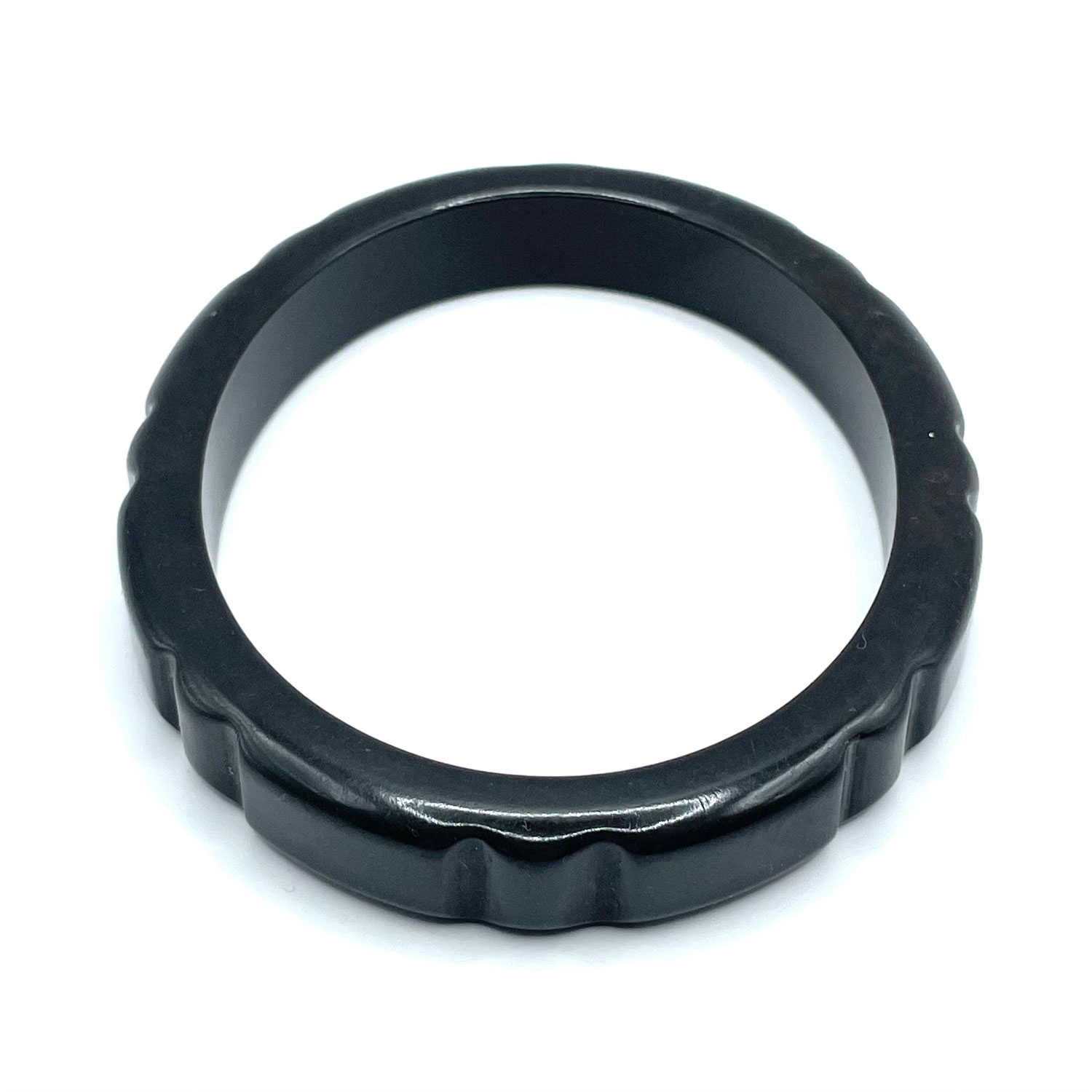 Oval bakelite bangle bracelet