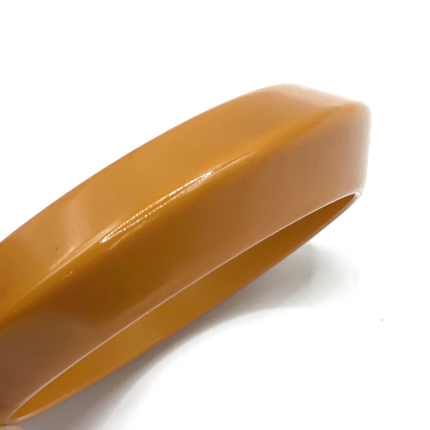 Beveled bakelite bangle