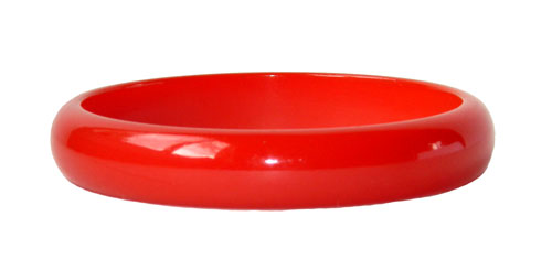 Red bakelite bangle