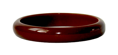 Brown bakelite bangle