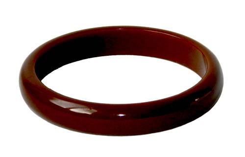 Brown bakelite bangle
