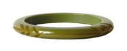 pea soup bakelite bracelet