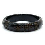 carved bakelite bracelet